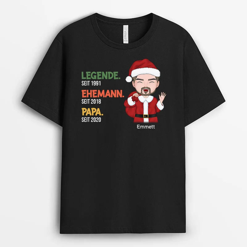 Legende Zu Festliche Weihnachten - Personalisiertes Geschenk | T-shirt für Opas