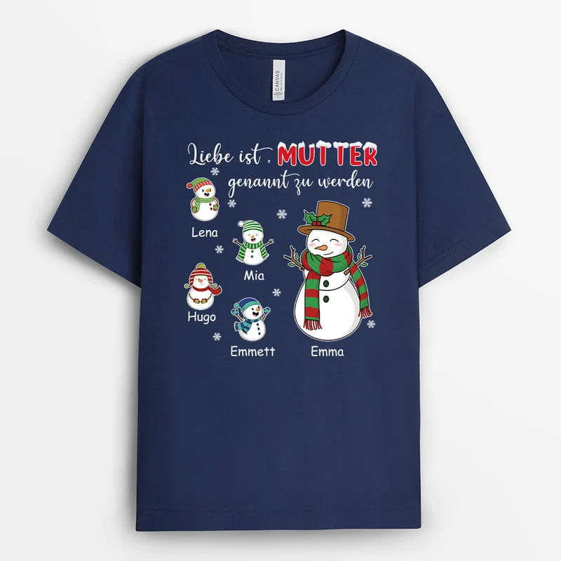 Liebe Ist Mama Genannt Zu Werden - Personalisiertes Geschenk | T-shirt für Mamas