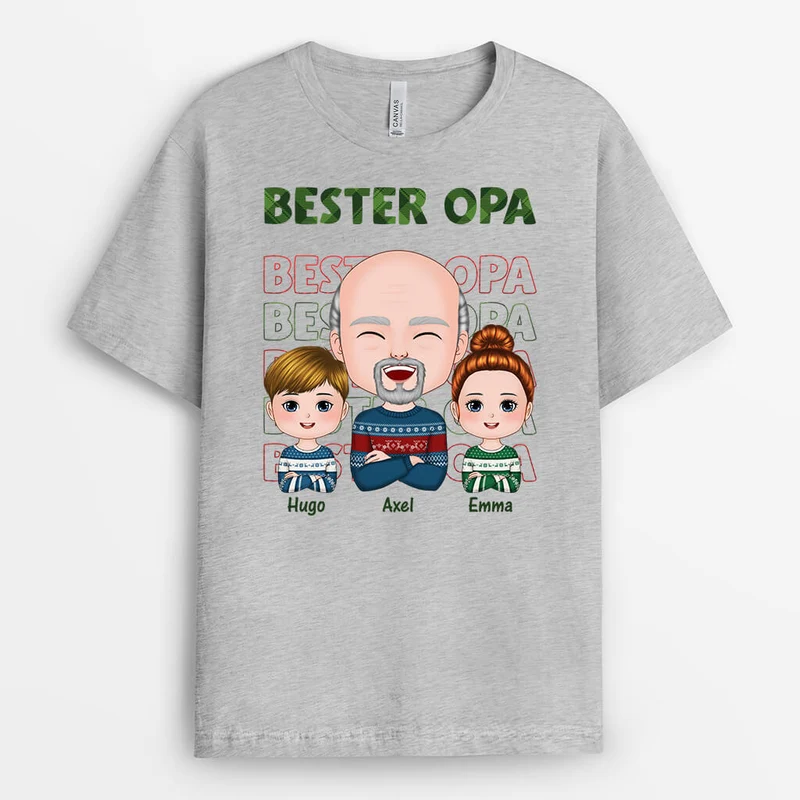 Bester Papa Aller Zeiten Weihnachten - Personalisiertes Geschenk | T-shirt für Papas