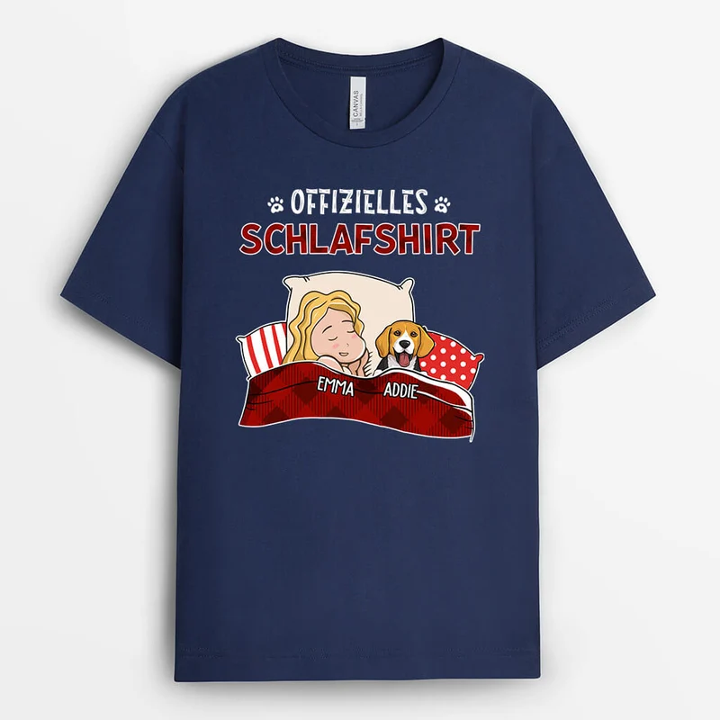 Das Ist Mein Pyjamashirt Mit Hunden - Personalisiertes Geschenk | T-shirt für Hundeliebhaber
