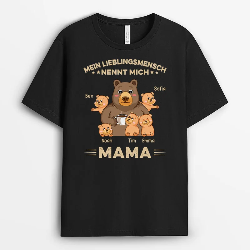 Meine Lieblingsmenschen Nennen Mich Oma - Personalisiertes Geschenk | T-shirt für Omas