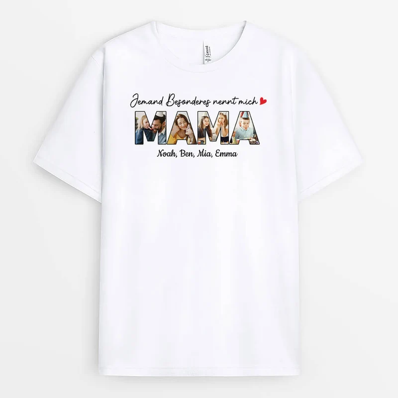 Jemand Besonderes nennt mich Oma - Personalisiertes Gechenk | T-shirt für Omas