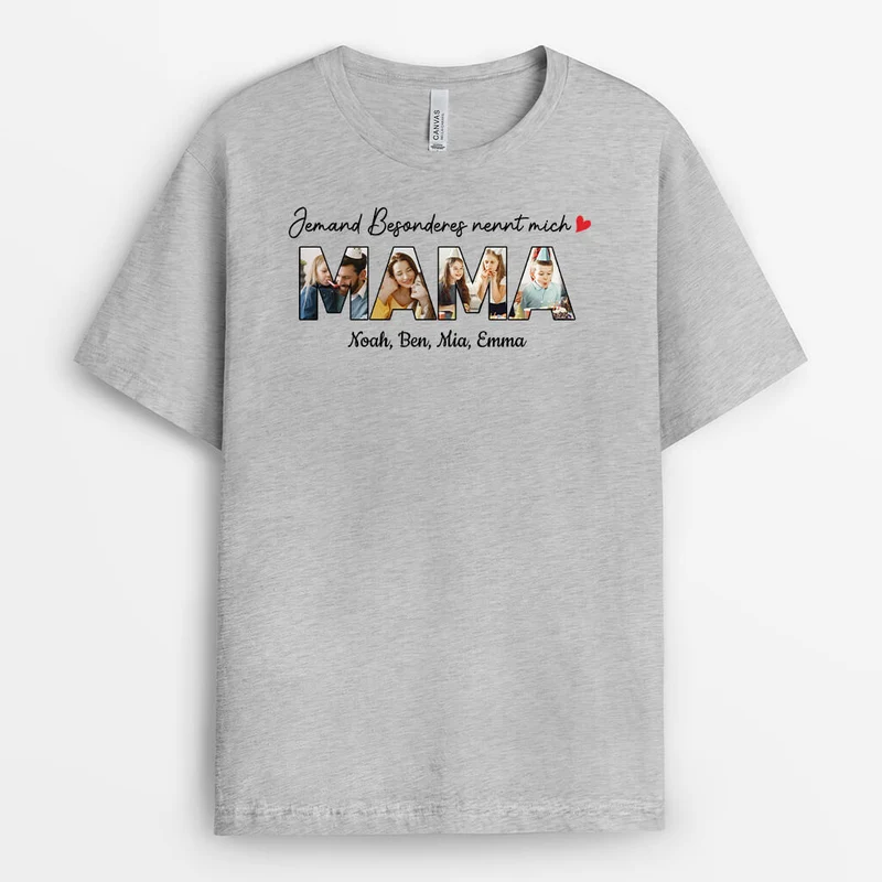 Jemand Besonderes nennt mich Oma - Personalisiertes Gechenk | T-shirt für Omas