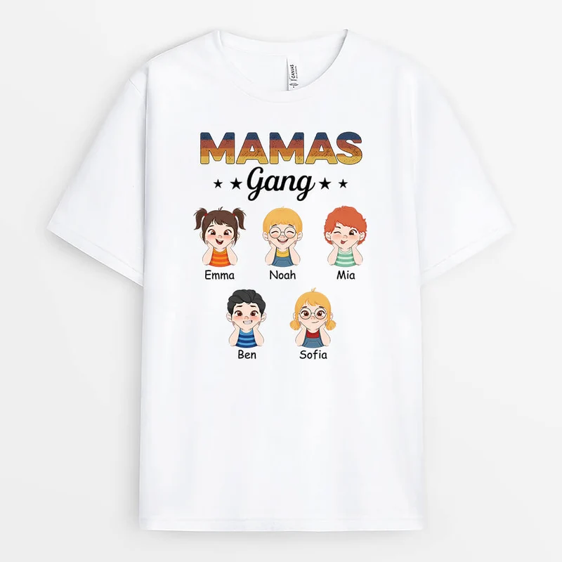 Mamas Bande - Personalisiertes Geschenk | T-shirt für Mamas
