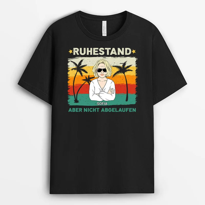 Retired But Not Expired Mama Oma - Personalisierte Geschenke | T-Shirt für Oma/Mama