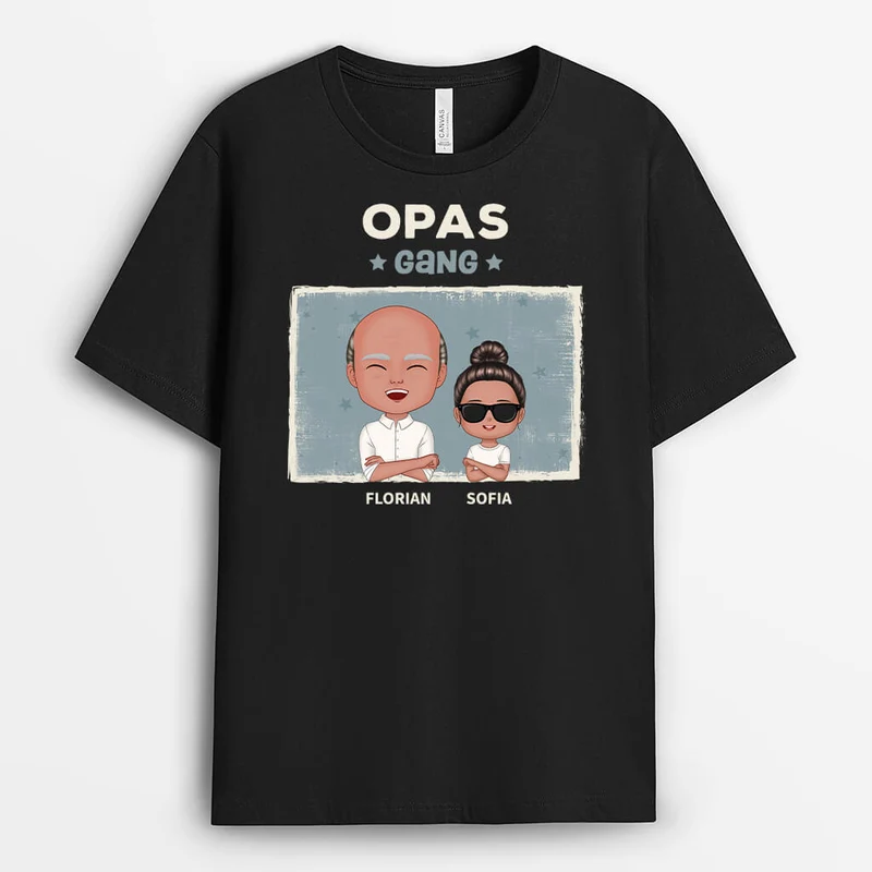 Papas Bande - Personalisiertes Geschenk | T-shirt für Papas