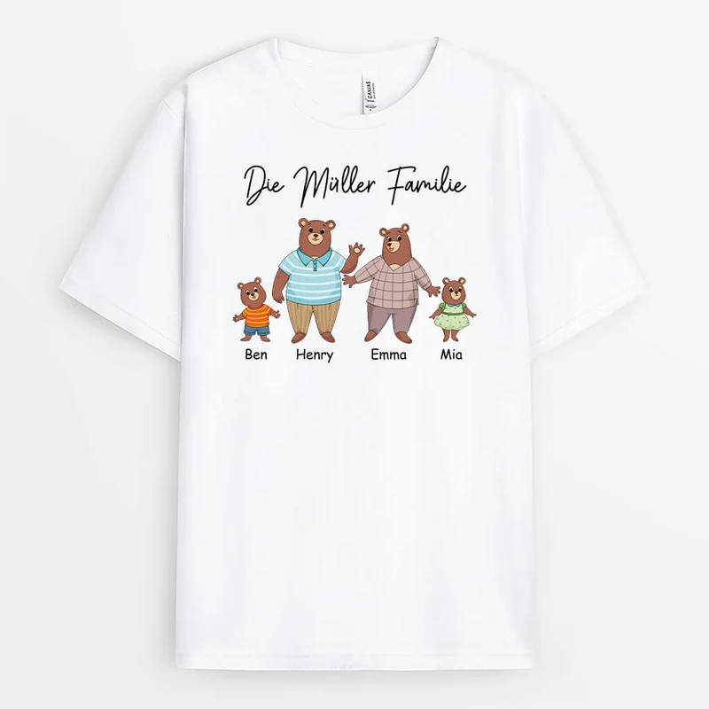 Die ... Familie - Personalisiertes Geschenk | T-Shirt für die Familie