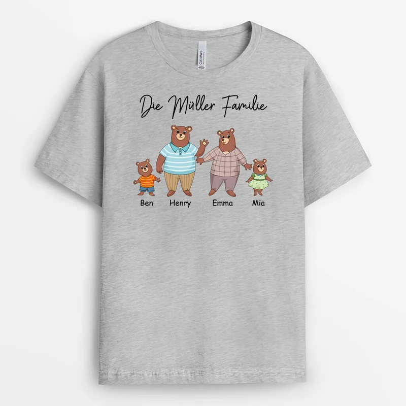 Die ... Familie - Personalisiertes Geschenk | T-Shirt für die Familie