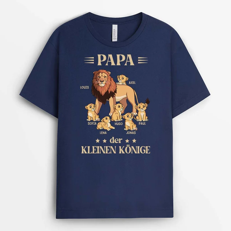 Mama Der Kleinen Könige - Personalisiertes Geschenk | T-Shirt für Mamas