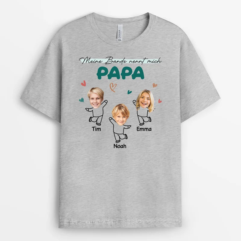 Mein Team Nennt Mich Oma/Mama - Personalisiertes Geschenk | T-shirt für Frauen