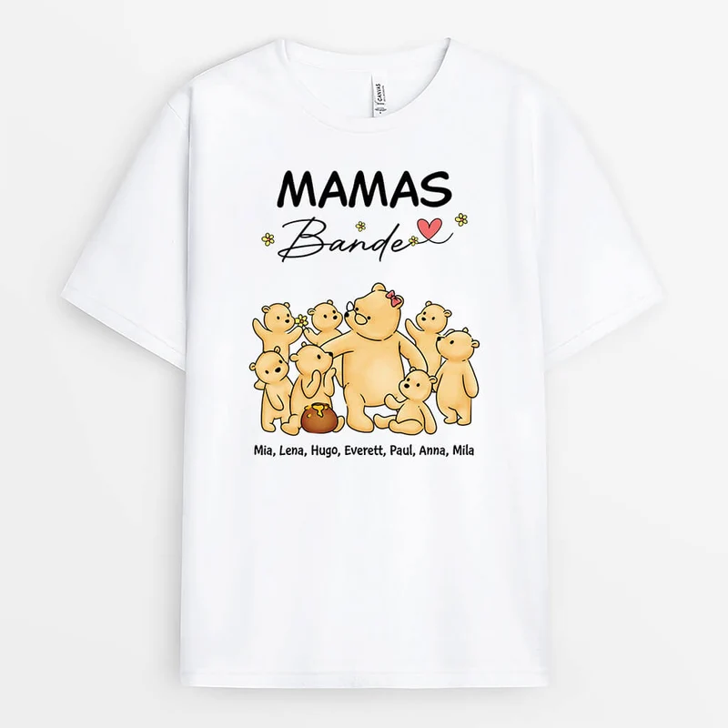 Papas/Opas Bande Bär - Personalisiertes Geschenk | T-shirt für Papas