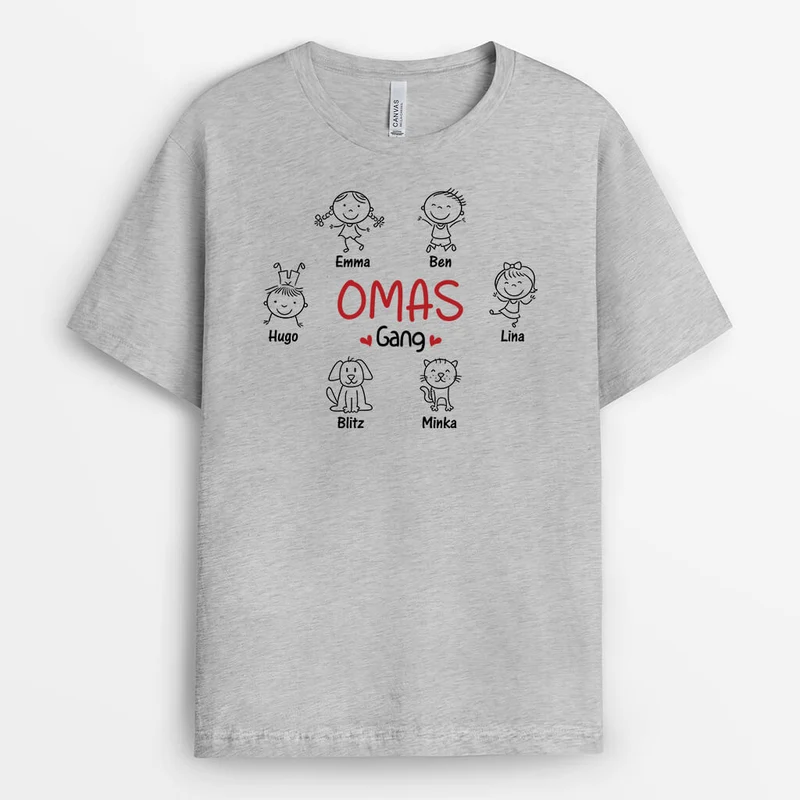 Papas/Opas Bande - Personalisiertes Geschenk | T-Shirt für Papas