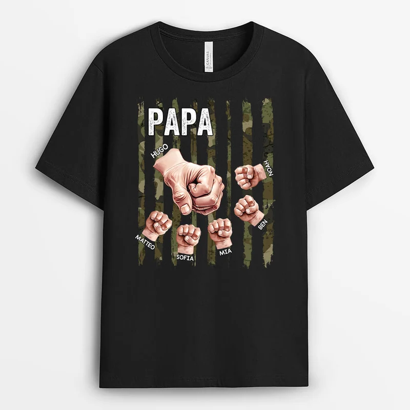 Papa/Opa Faust - Personalisiertes Geschenk | T-Shirt für Opas/Papas