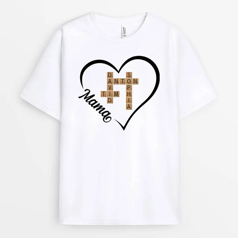 Oma/Mama Puzzle - Personalisiertes Geschenk | T-Shirt für Damen