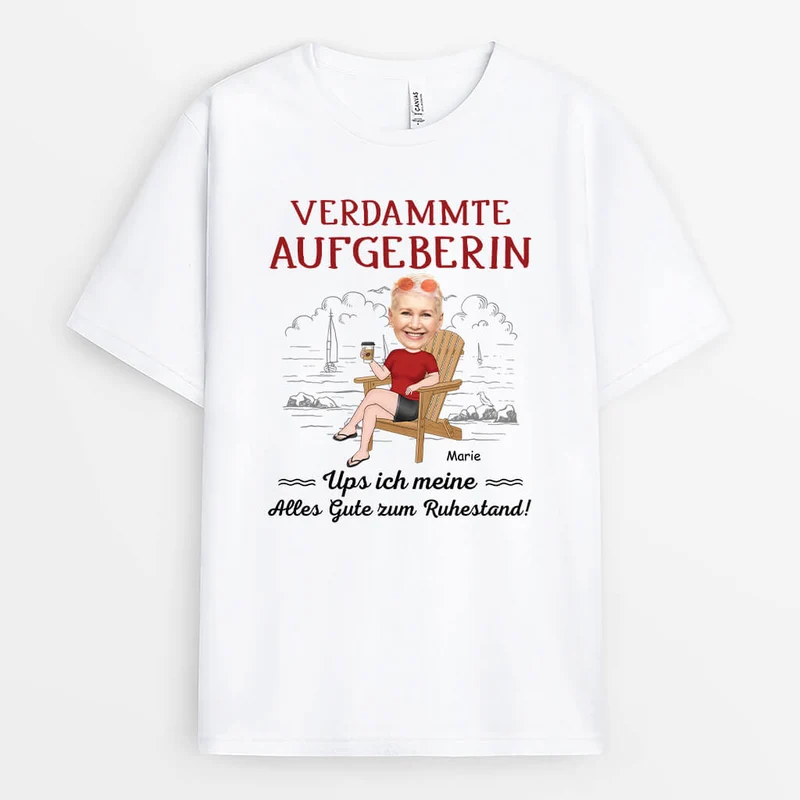 Alles Gute Zum Ruhestand - Personalisiertes Geschenk | T-Shirt für Frauen