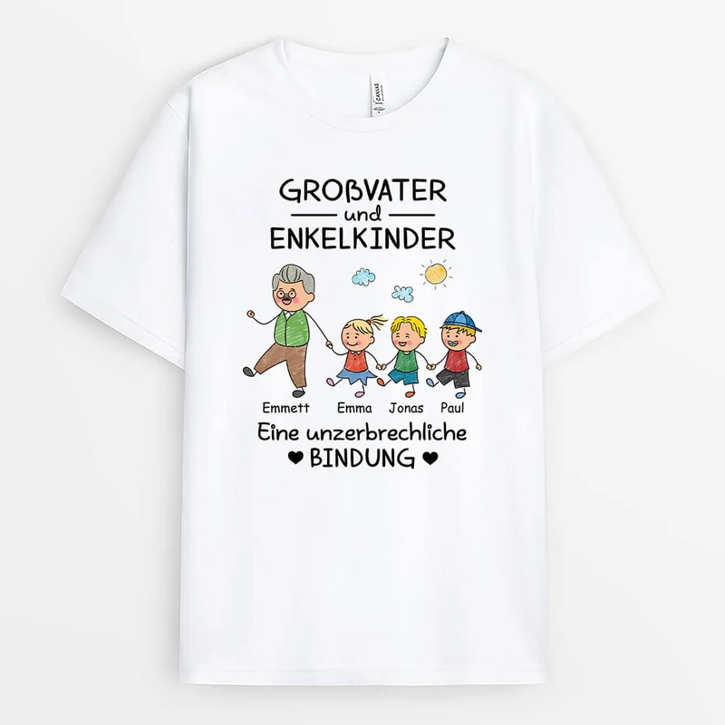 Eine Unzerbrechliche Bindung - Personalisiertes Geschenk | T-Shirt für Männer