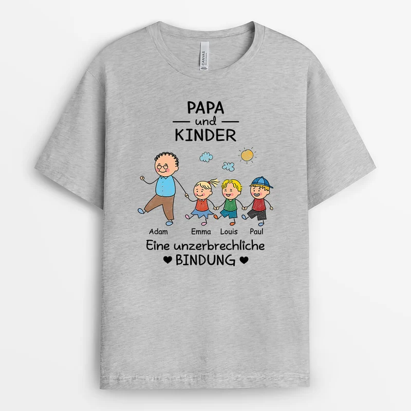 Eine Unzerbrechliche Bindung - Personalisiertes Geschenk | T-Shirt für Männer