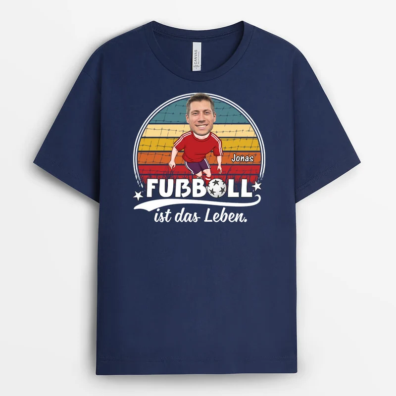 Fußball Ist Das Leben - Personalisiertes Geschenk | T-Shirt für Fußballfans