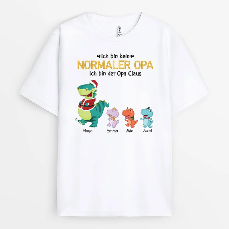 Ich Bin Kein Normaler Vater Ich Bin Der Papa Claus - Personalisiertes Geschenk | T-shirt für Papas