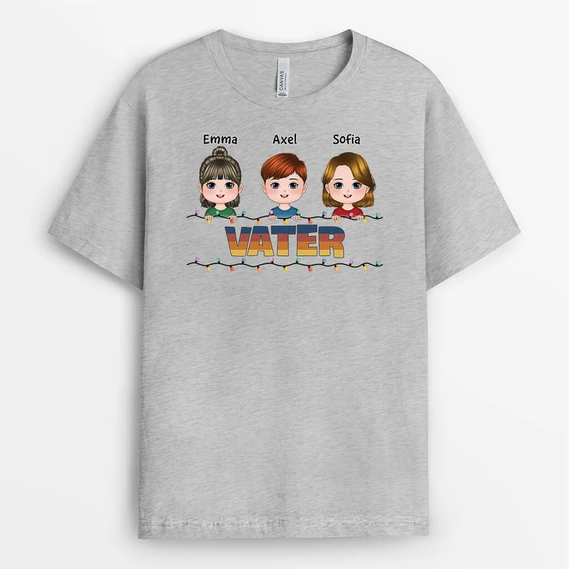 Großvater Weihnachten - Personalisiertes Geschenk | T-shirt für Opas