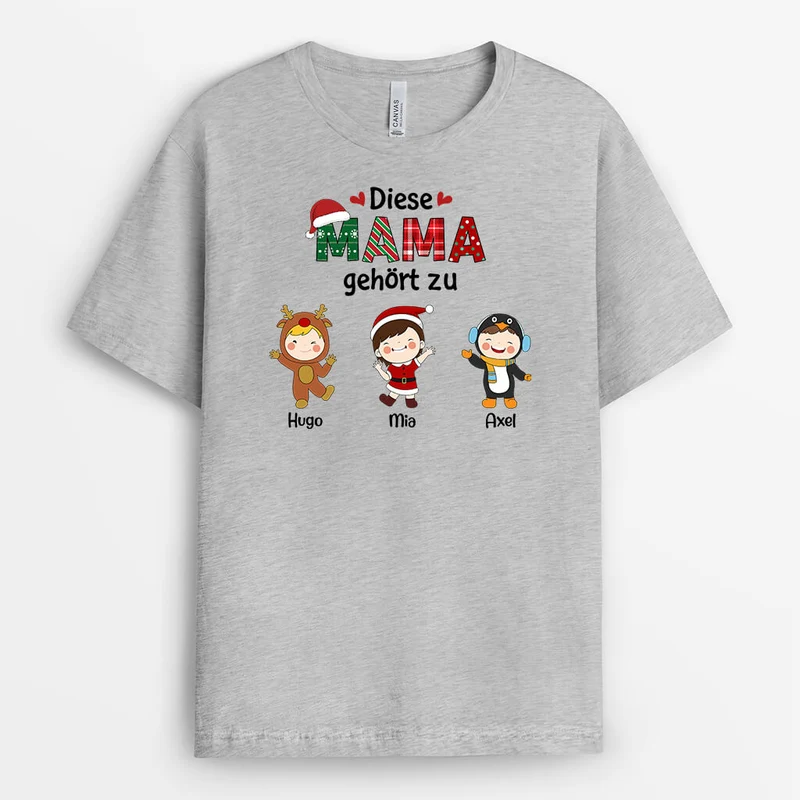 Diese Tolle Oma Gehört Zu Weihnachten - Personalisiertes Geschenk | T-shirt für Omas