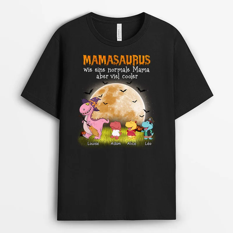 Oma Dinosaurier - Personalisiertes Geschenk | T-shirts für Halloween