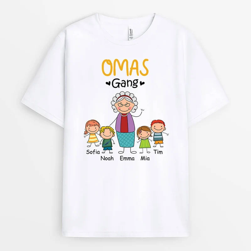 Omas Süße Bande - Personalisiertes Geschenk | T-shirt für Omas