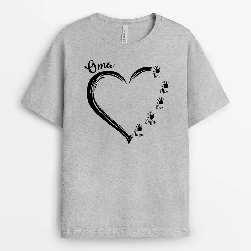 Mama Kinder Hände - Personalisiertes Geschenk | T-shirt für Mamas