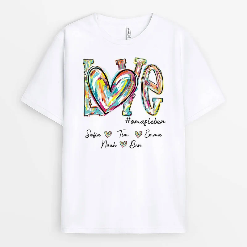 Liebe - Personalisiertes Geschenk | T-shirt für Männer/Frauen