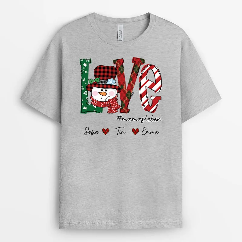 Liebe - Personalisiertes Geschenk | T-shirt für Männer/Frauen