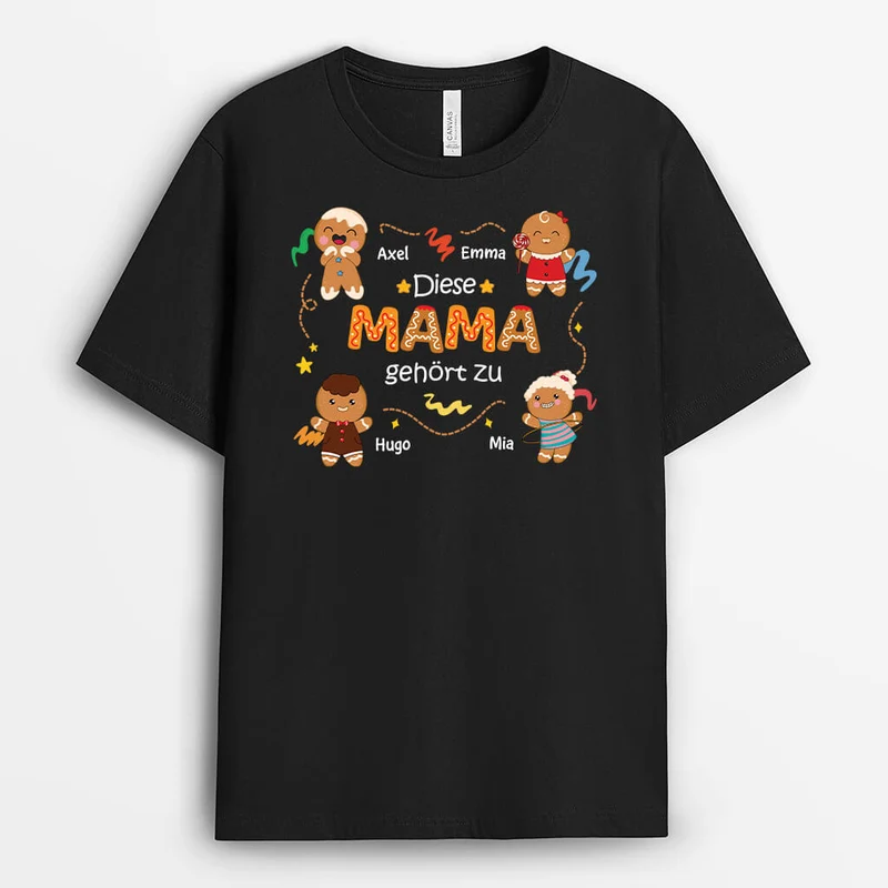 Diese Oma Gehört Zu Kinder Als Kekse - Personalisiertes Geschenk | T-shirt für Omas