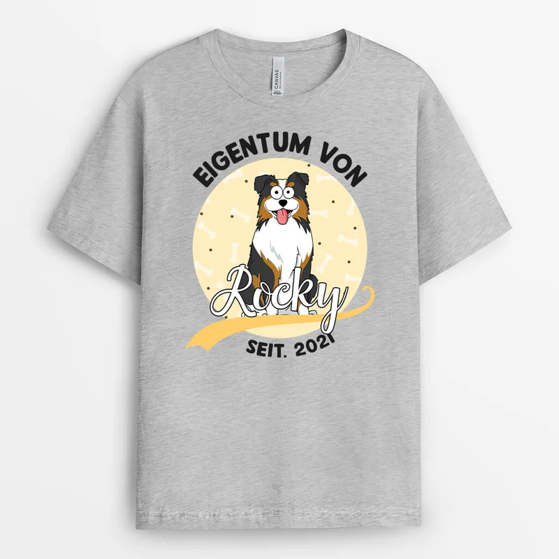 Eigentum Der Hunde - Personalisiertes Geschenk | T-shirt für Hundeliebhaber