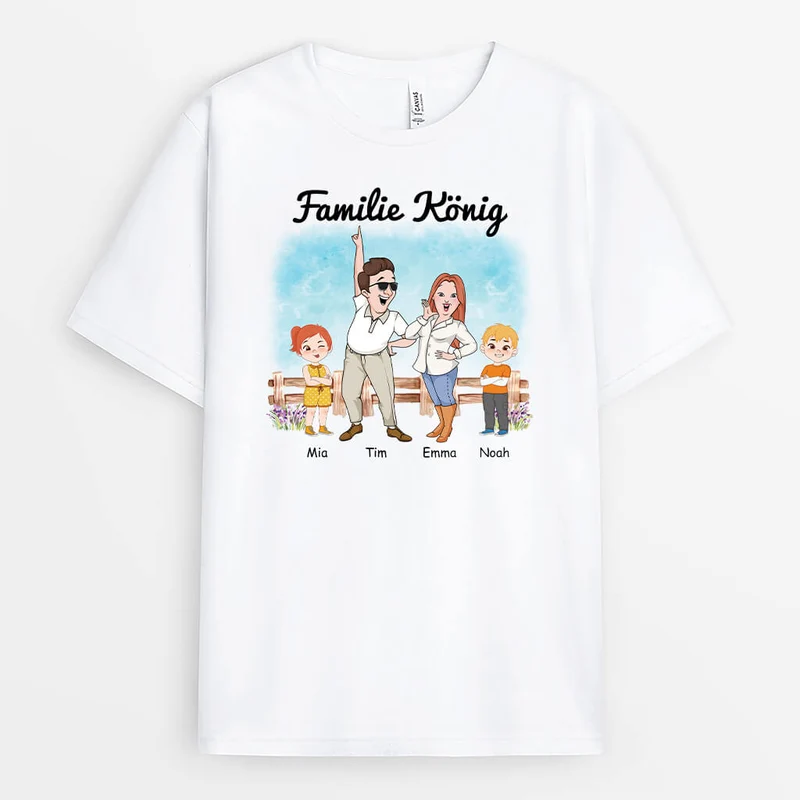 Die ... Familie - Personalisiertes Geschenk | T-Shirt für die Familie