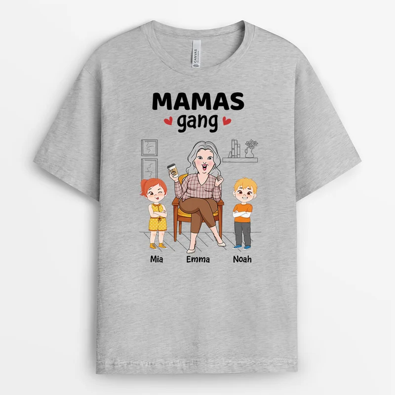 Mamas/Omas Bande - Personalisiertes Geschenk | T-Shirt für Frauen