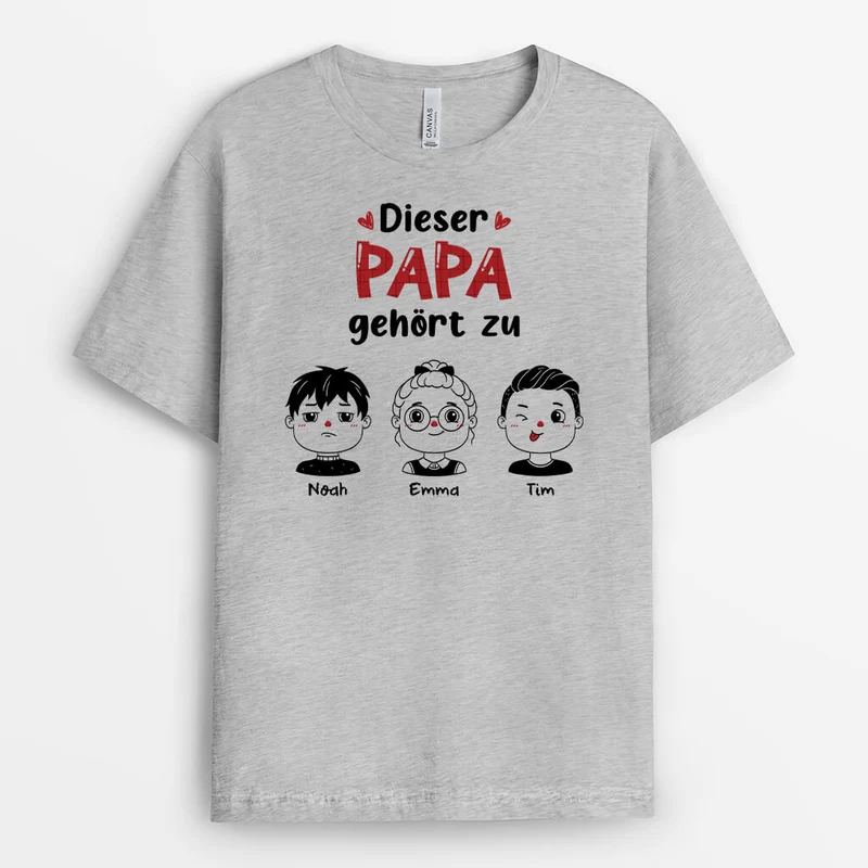 Diese Mamas/Omas Gehört Zu - Personalisiertes Geschenk | T-shirt für Frauen