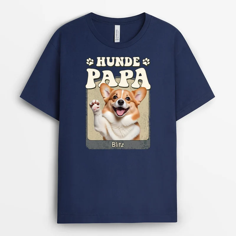 Katzenmama/Katzenpapa - Personalisiertes Geschenk | T-Shirt für Katzenliebhaber