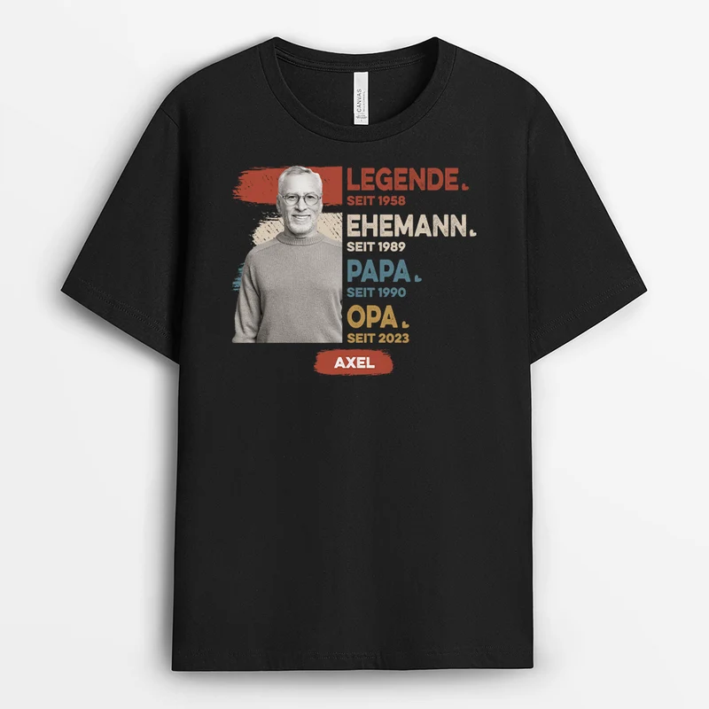 Legende - Personalisiertes Geschenk | T-shirt für Herren