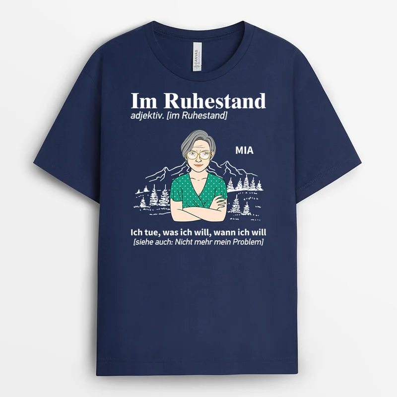 Ich Tue Was Ich Will Wann Ich Will - Personalisiertes Geschenk | T-Shirt für Herren