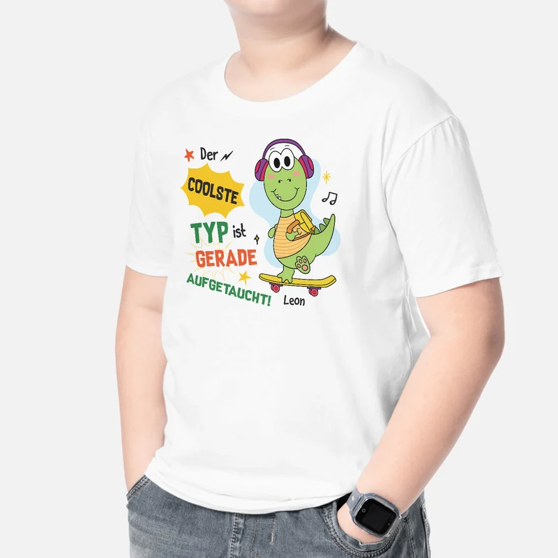 Der/Die Coolste Aller Coolen Kids Ist Da - Personalisiertes Geschenk | T-Shirt für Kinder