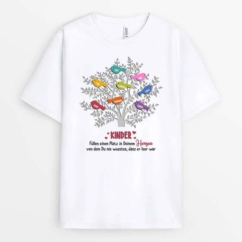 Enkelkinder Halten Unsere Hände Nur Für Eine Weile Aber Unsere Herzen Für Immer - Personalisiertes Geschenk | T-Shirt für Großeltern