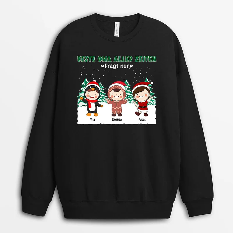 Beste Mama Aller Zeiten Weihnachten - Personalisiertes Geschenk | T-shirt für Mamas