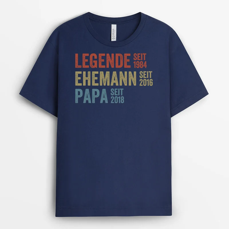 Legende, Ehemann, Vater und Opa - Personalisiertes Geschenk | T-shirt für Opas
