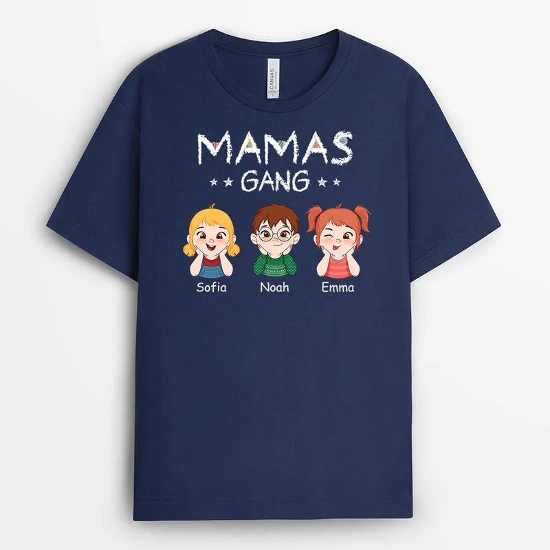Mamas Bande - Personalisiertes Geschenk | T-shirt für Mamas