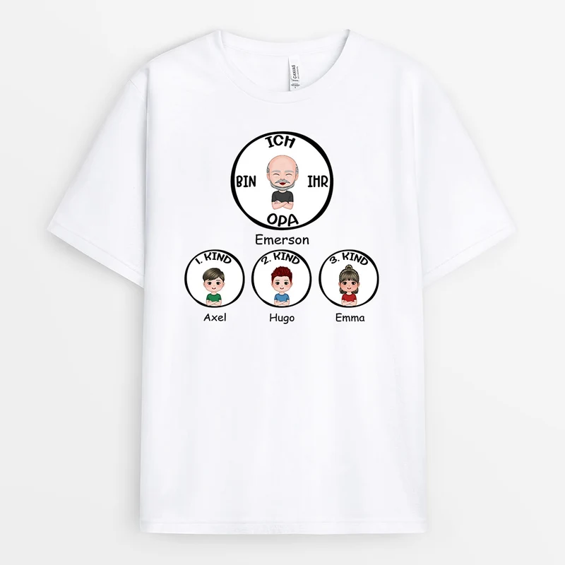 Ich Bin Ihr Vater - Personalisierte Geschenke | T-Shirt für Papa/Opa