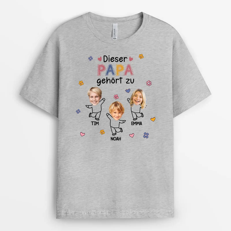 Diese Mamas Gehört Zu - Personalisiertes Geschenk | T-shirt für Mamas