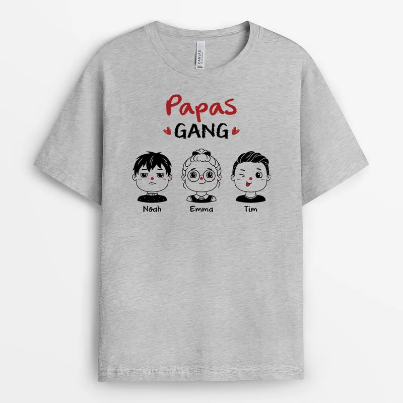 Opas/Papas Bande - Personalisiertes Geschenk | T-shirt für Herren