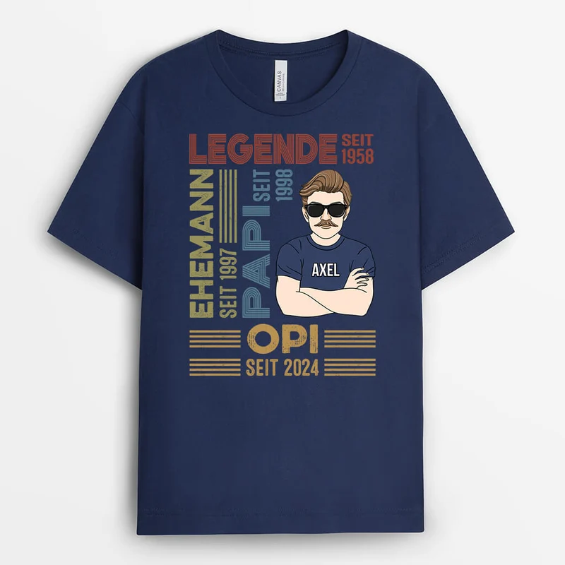 Die Legende - Personalisiertes Geschenk | T-shirt für Omas/Mamas