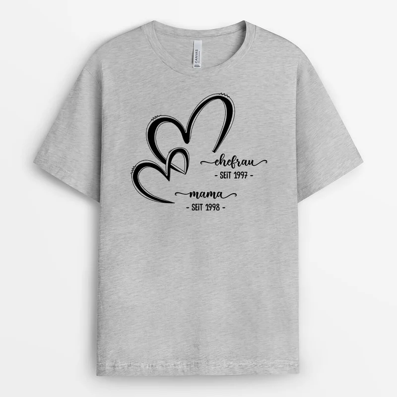 Oma Mama Ehefrau Seit - Personalisiertes Geschenk | T-shirt für Frauen