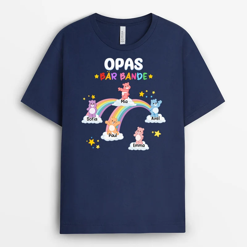 Mamas/Omas Bär Bande - Personalisiertes Geschenk | T-shirt für Frauen
