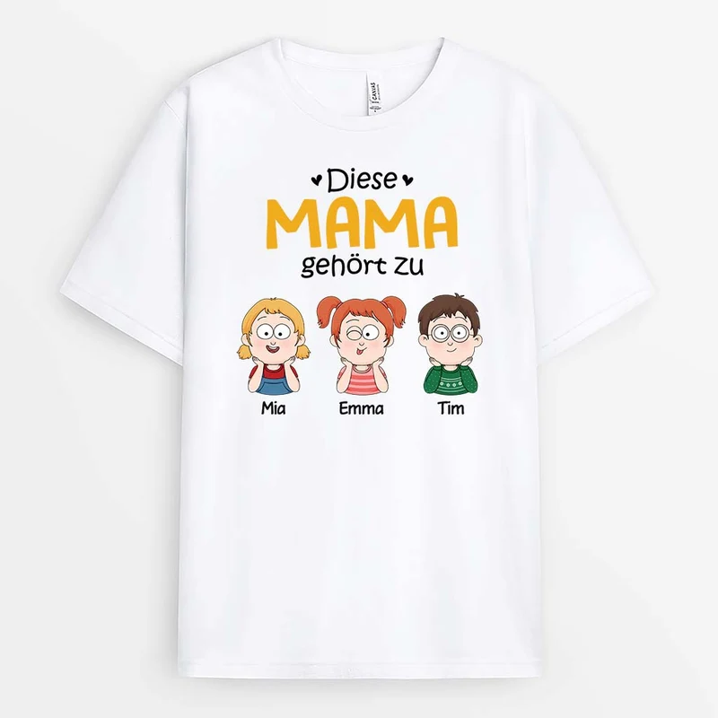 Diese Papas/Opas Gehört Zu - Personalisiertes Geschenk | T-shirt für Herren